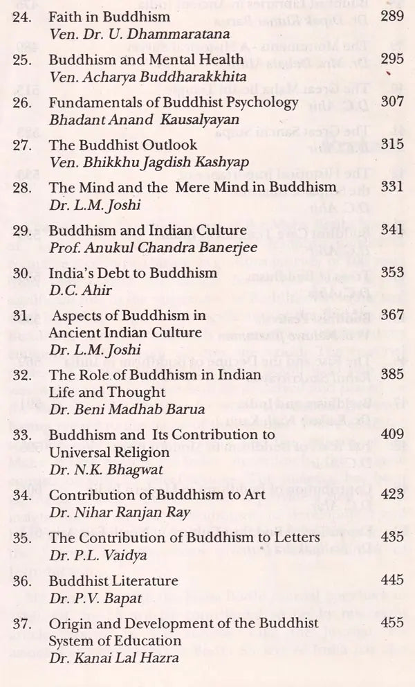 A Panorama of Indian Buddhism: Selections from the Maha Bodhi Journal (1892-1992) (Bibliotheca Indo-buddhica) - Retail Maharaj