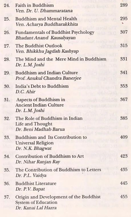 A Panorama of Indian Buddhism: Selections from the Maha Bodhi Journal (1892-1992) (Bibliotheca Indo-buddhica) - Retail Maharaj