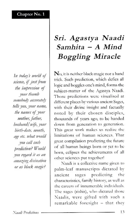 Naadi Predictions [English] By Shashikant Oak - Retail Maharaj