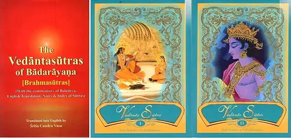 Vedanta Sutras with the Vaishnava Commentary of Baladeva Vidyabhushana (Set of 2 Titles) - Retail Maharaj