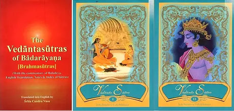 Vedanta Sutras with the Vaishnava Commentary of Baladeva Vidyabhushana (Set of 2 Titles) - Retail Maharaj