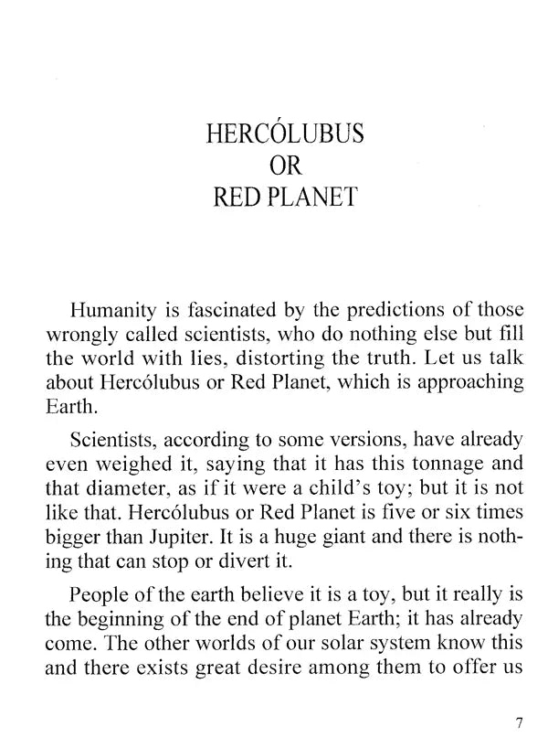 Hercolubus or Red Planet [English] By V. M. Rabolu - Retail Maharaj
