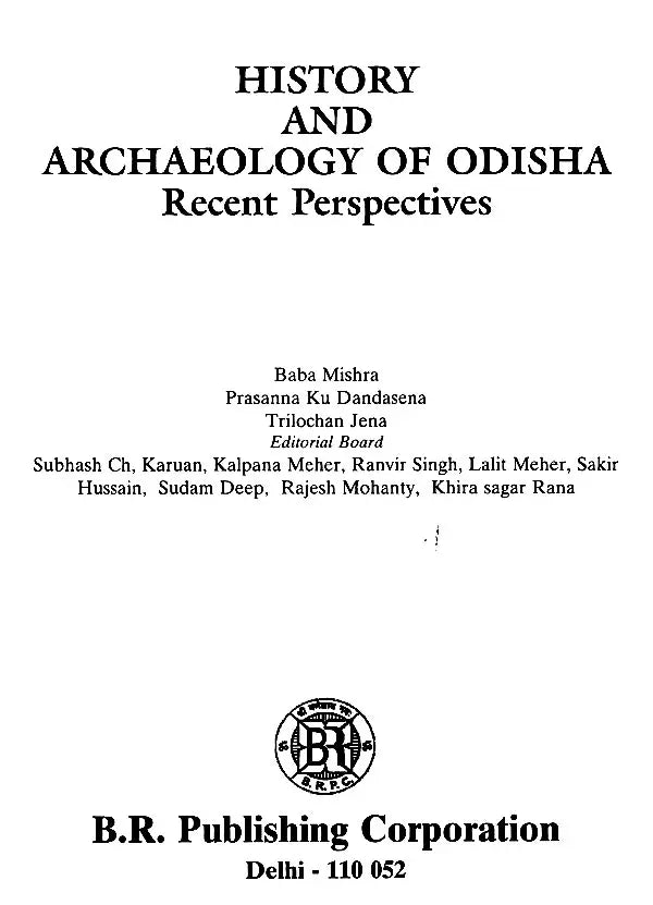 History and Archaeology of Odisha Recent Perspectives - Retail Maharaj