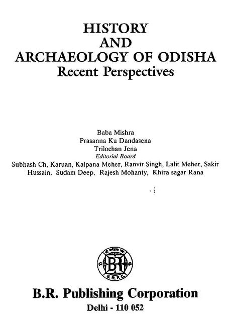 History and Archaeology of Odisha Recent Perspectives - Retail Maharaj
