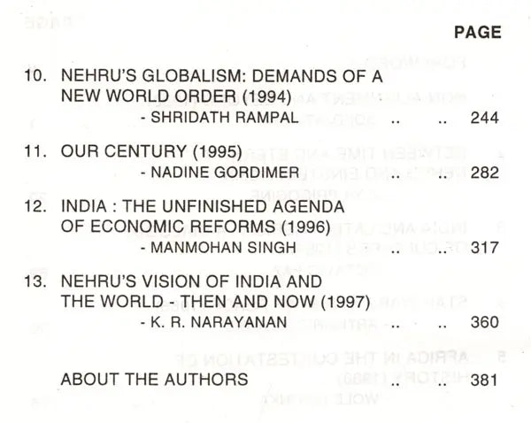 Jawaharlal Nehru: Memorial Lectures 1982-1997 (Collection of Lectures by World Renowned Personalities) (Volume 2, An Old and Rare Book) - Retail Maharaj