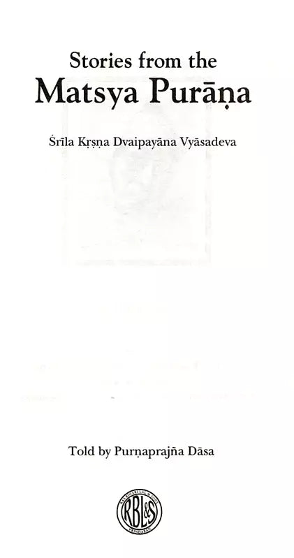 Stories from the Matsya Purana - Retail Maharaj