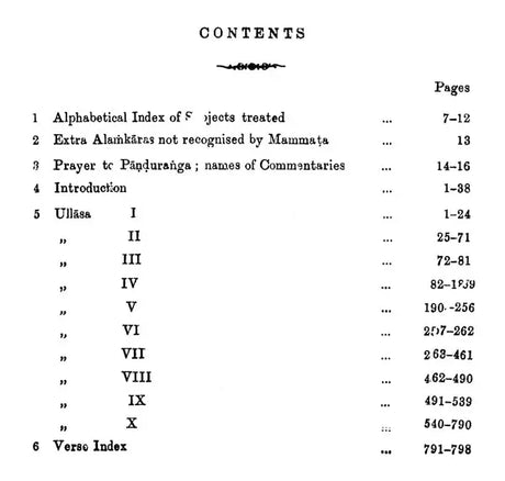 काव्यप्रकाशः- Kavya Prakasha of Mammata with the Sanskrit Commentary Balabodhini - Retail Maharaj