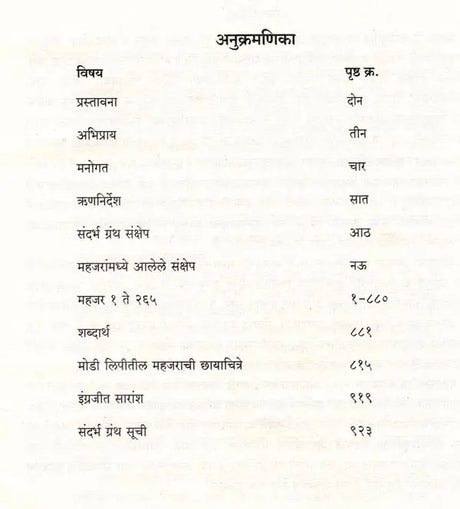 महजर-महाराष्ट्राच्या इतिहासाचे साक्षीदार- Mahajar Maharashtrachya Itihasche Sakshidar A.D. 1400 to 1800 (Marathi) - Retail Maharaj