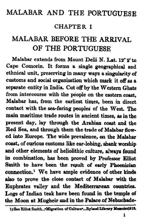 Malabar and The Portuguese (Being a History of the Relations of the Portuguese with Malabar from 1500 to 1663) - Retail Maharaj