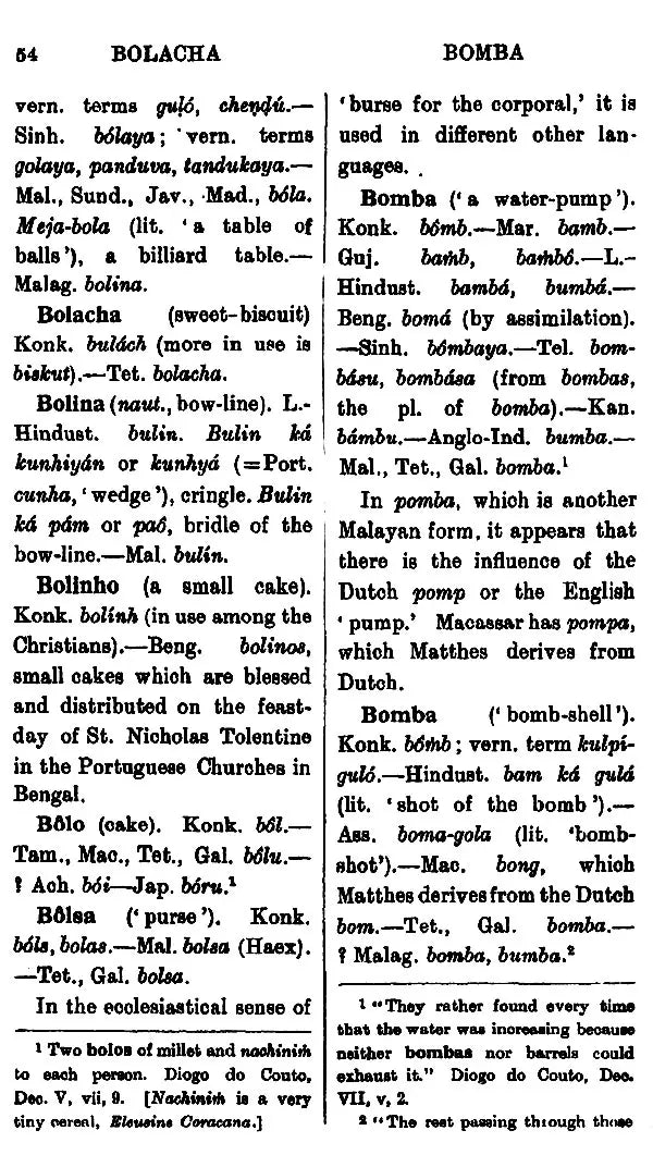 Portuguese Vocables in Asiatic Languages (From the Portuguese Original of Monsignor Sebastiao Rodolfo Dalgado) - Retail Maharaj