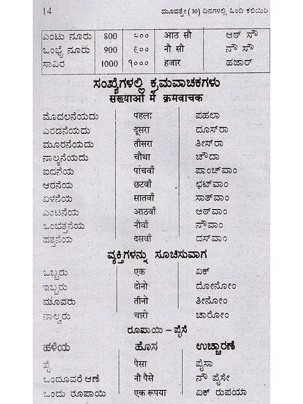 30 ದಿನಗಳಲ್ಲಿ ಹಿಂದಿ ಕಲಿಯಿರಿ: Learn Hindi in 30 Days (Kannada) - Retail Maharaj