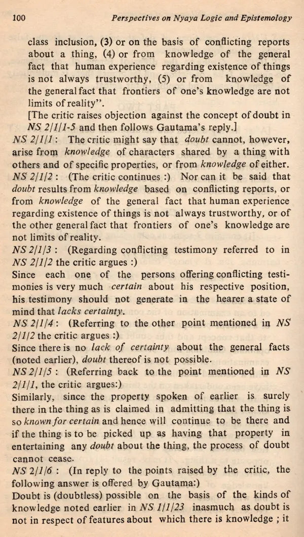 Perspectives on Nyaya Logic and Epistemology (An Old and Rare Book) - Retail Maharaj