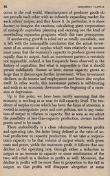 Monopoly Capital- An Essay on the American Economic and Social Order (An Old and Rare Book)
