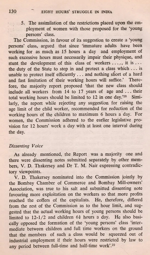 May Day And Eight Hours' Struggle in India- A Political History (An Old and Rare Book)