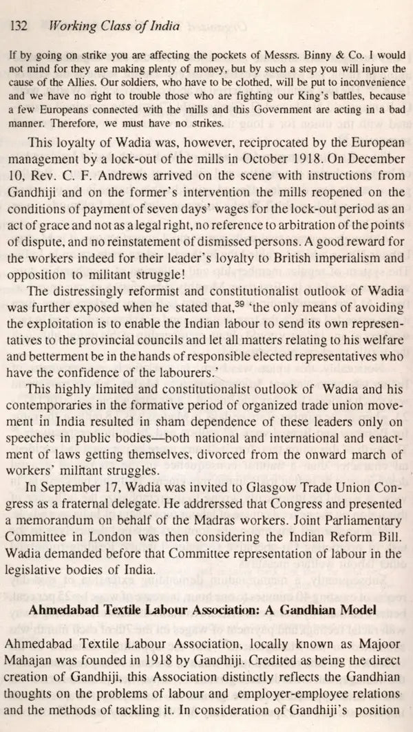 Working Class of India- History of Emergence and Movement 1830-1990 (With an Overview up to 1995) An Old and Rare Book