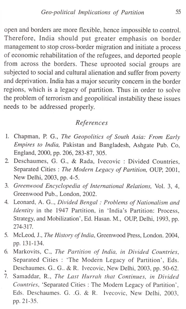 Geo-Political Implications of Partition in West Bengal (Looking Back at Partition of Bengal)