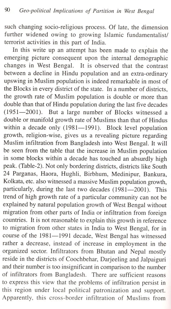 Geo-Political Implications of Partition in West Bengal (Looking Back at Partition of Bengal)