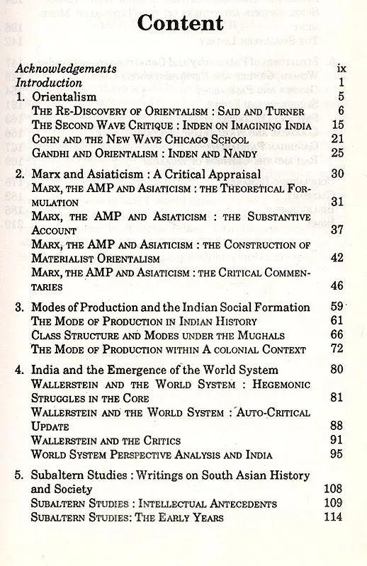 Beyond Orientalism- An Exploration of Some Recent Themes in Indian History and Society (An Old and Rare Book) - Retail Maharaj