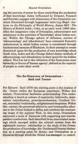 Beyond Orientalism- An Exploration of Some Recent Themes in Indian History and Society (An Old and Rare Book) - Retail Maharaj