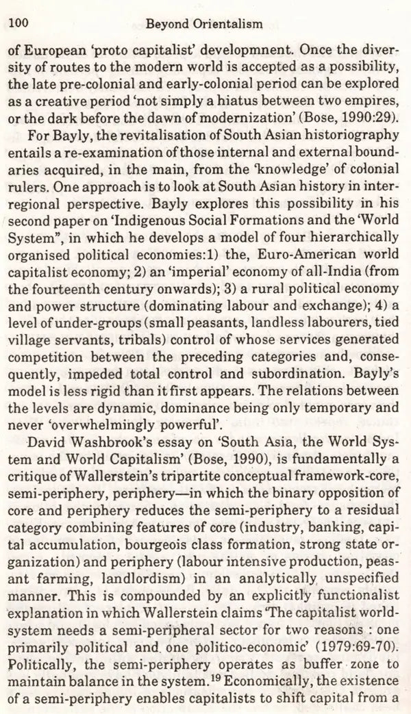 Beyond Orientalism- An Exploration of Some Recent Themes in Indian History and Society (An Old and Rare Book) - Retail Maharaj