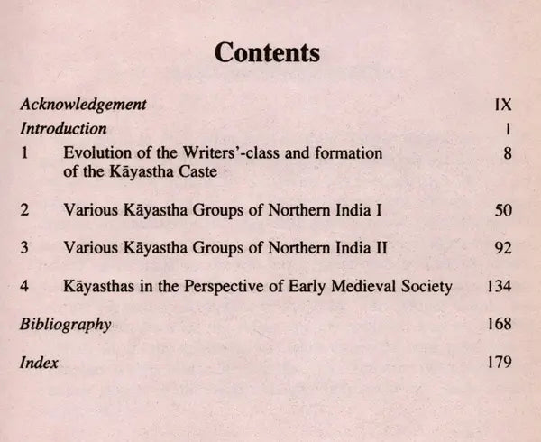 The Kayasthas- A Study in the Formation and Early History of a Caste (An Old and Rare Book) - Retail Maharaj