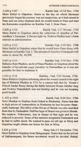 Survey and Calender of Marathi (Modi) Documents (1600-1818) from Aitihasika Lekha Sangraha (Historical Journal) An Old and Rare Book - Retail Maharaj