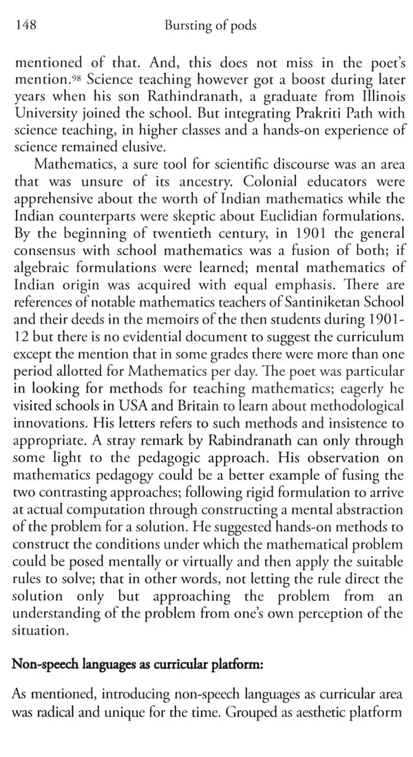 Bursting of Pods- Life and Time of Santiniketan School from 1901 to 1912