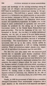 Political Economy of Indian Agriculture (An Old and Rare Book)