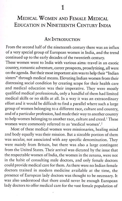 Piety, Profession and Sisterhood- Medical Women and Female Medical Education in Nineteenth Century India