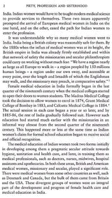 Piety, Profession and Sisterhood- Medical Women and Female Medical Education in Nineteenth Century India