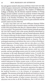 Piety, Profession and Sisterhood- Medical Women and Female Medical Education in Nineteenth Century India
