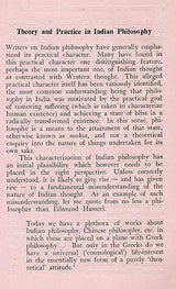 Theory and Practice in Indian Philosophy- Sakharam Ganesh Deuskar Lectures on Indian History and Culture, 1990 (An Old Rare Book) - Retail Maharaj