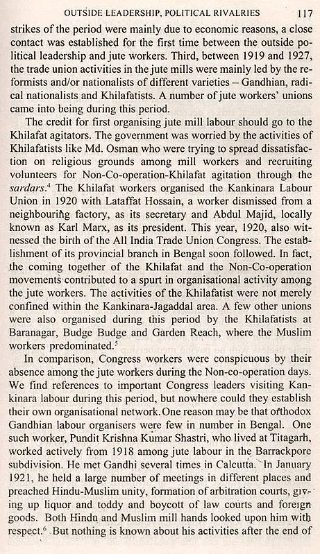 A Case for Labour History- The Jute Industry in Eastern India (Collection of Essays)