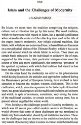 Between Tradition and Modernity- Aspects of Islam in South Asia (Collection of Essays)