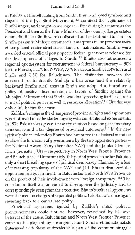 Kashmir and Sindh- Nation-Building, Ethnicity and Regional Politics in South Asia - Retail Maharaj