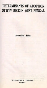 Determinants of Adoption of HYV Rice in West Bengal