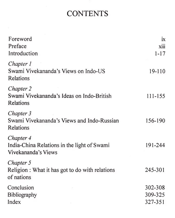 The Relevance of the Ideas of Swami Vivekananda on International Relations: India's Foreign Relations as a Case Study - Retail Maharaj