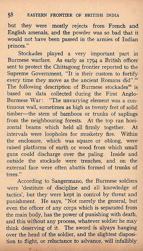 The Eastern Frontier of British India 1784-1826 (An Old and Rare Book) - Retail Maharaj