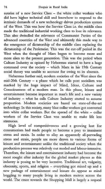 Despair in Rural India