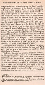 Public Administration and Public Opinion in Bengal: 1854-1855 (An Old and Rare Book) - Retail Maharaj