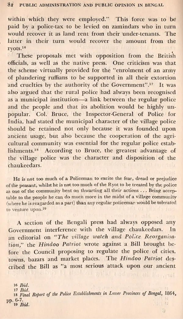 Public Administration and Public Opinion in Bengal: 1854-1855 (An Old and Rare Book) - Retail Maharaj
