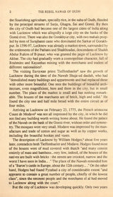The Rebel Nawab of Oudh- Revolt of Vizir Ali Khan: 1799 (An Old and Rare Book) - Retail Maharaj