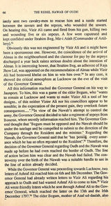 The Rebel Nawab of Oudh- Revolt of Vizir Ali Khan: 1799 (An Old and Rare Book) - Retail Maharaj