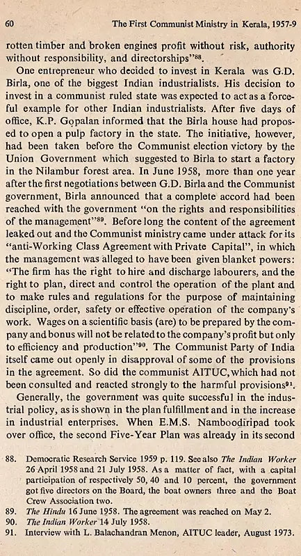 The First Communist Ministry in Kerala 1957-9 (An Old and Rare Book) - Retail Maharaj
