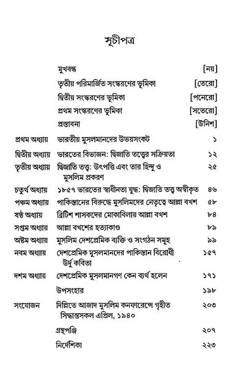 Muslim Public Opinion Against the Partition of India (Bengali) - Retail Maharaj