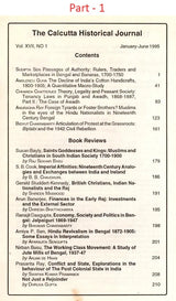 The Calcutta Historical Journal- Vol. XVII, No. 1: Finances in the Early Raj: Investments and the External Sector, Vol. XVII, No. 2 Beyond Orientalism: An Exploration of Some Recent Themes in Indian History and Society (Set of 2 Volumes: An Old and Rare - Retail Maharaj