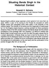 The Calcutta Historical Journal- Vol.XXX, No. 1-2 Situating Banda Singh in His Historical Context and Sannyasi and Fakir Rebellion in Lower Bengal (Vol.XXX, No 1-2 January-December, 2014) - Retail Maharaj