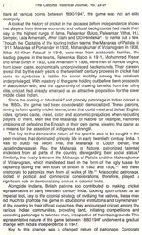 The Calcutta Historical Journal- Vols. XXIII & XXIV: Cricket in Colonial and Post-Colonial India, Regimental Recruitment in the British-Indian Army, 1859-1913 (An Old and Rare Book) - Retail Maharaj