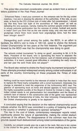 The Calcutta Historical Journal- Vols. XXIII & XXIV: Cricket in Colonial and Post-Colonial India, Regimental Recruitment in the British-Indian Army, 1859-1913 (An Old and Rare Book) - Retail Maharaj