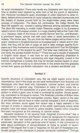 The Calcutta Historical Journal- Vols. XXIII & XXIV: Cricket in Colonial and Post-Colonial India, Regimental Recruitment in the British-Indian Army, 1859-1913 (An Old and Rare Book) - Retail Maharaj